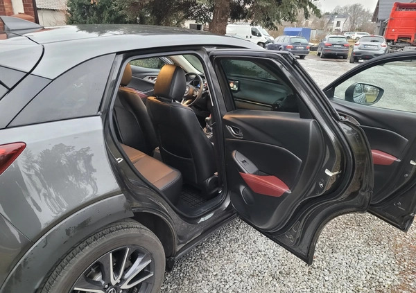 Mazda CX-3 cena 64900 przebieg: 106154, rok produkcji 2018 z Wrocław małe 326